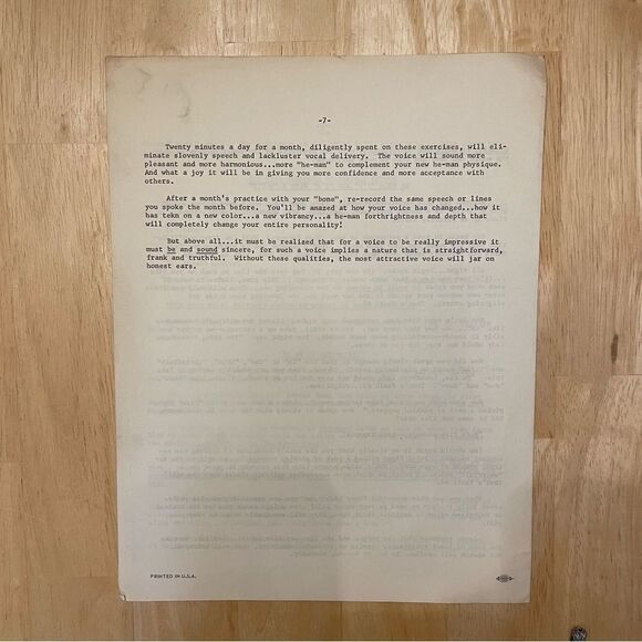 Vintage Joe Weider How to Develop a He-Man Voice Booklet Bodybuilding - Picture 4 of 4